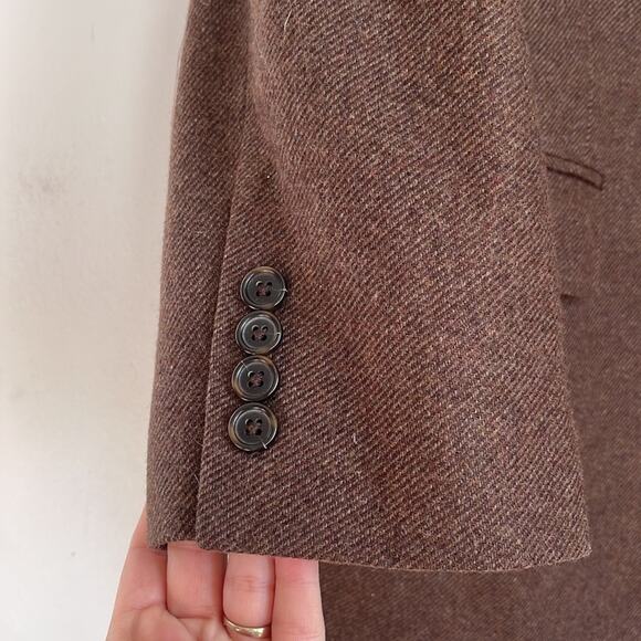 Brooks Brothers Yorkshire Tweed by MOON wool cashmere two button sport coat 46R - Picture 5 of 8